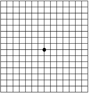 眼睛杀手黄斑部病变自我检查-阿姆斯勒方格(AMSLER GRID)-第1张图片-爱来健康