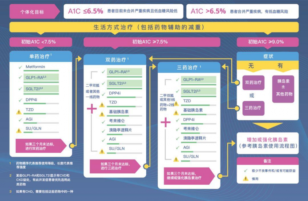 2019 AACE/ACE糖尿病综合管理指南（多张流程图）-第6张图片-爱来健康